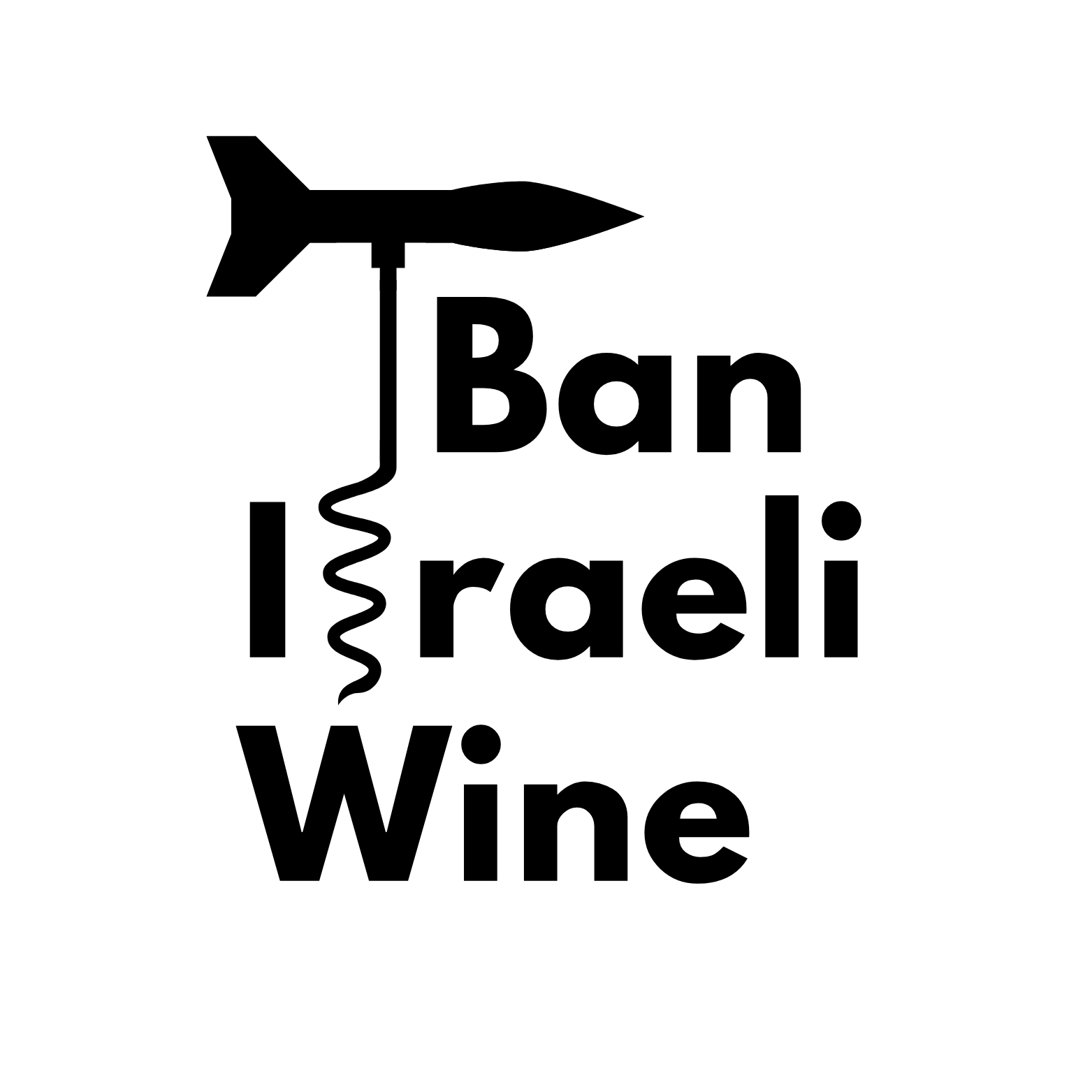 Ban Israeli Wine logo